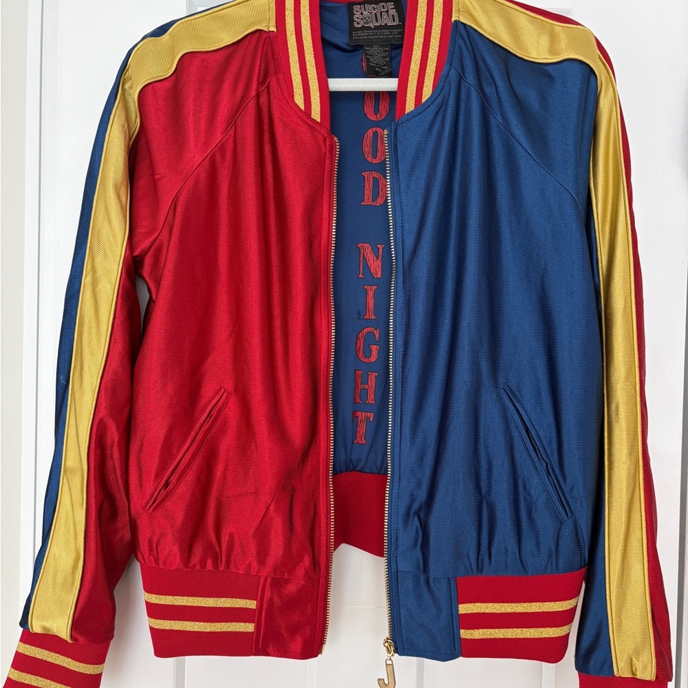 Hot Topic Suicide Squad Blue Jacket
